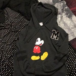 Mickey Mouse crop top hoodie